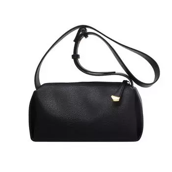 Женская сумка через плечо Tooxika из мягкой искусственной кожи, простая повседневная сумка-мессенджер чёрный