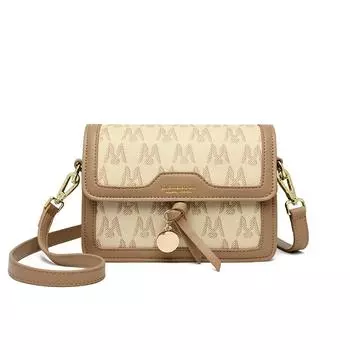 Женская сумка через плечо, универсальная маленькая квадратная сумка, модная женская дорожная сумка через плечо, сумка простого и контрастного цвета