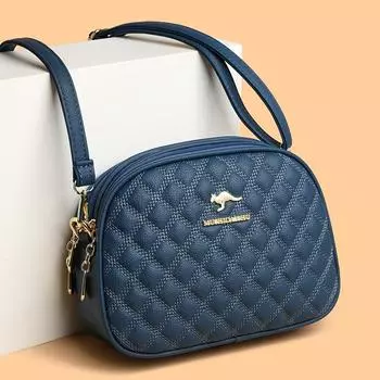 Женская сумка через плечо в форме ромба Сумка для матери среднего возраста красный