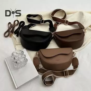 Женская сумка через плечо в стиле ретро, однотонная сумка из искусственной кожи с фирменной строчкой, регулируемый ремешок, водонепроницаемая портативная сумка через плечо для путешествий и свиданий хаки