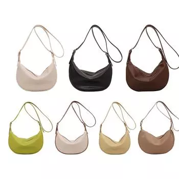 Женская сумка через плечо высокого качества, универсальная сумка для пельменей из искусственной кожи, женская сумка-портфель с регулируемым ремешком, вместительная сумка на плечо чёрный