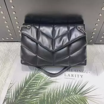 Женская сумка через плечо Yang Shulin из натуральной кожи с цепочкой - элитный стиль осень/зима 23 cm