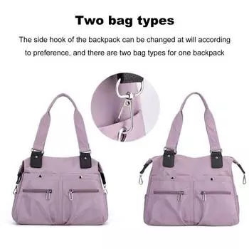 Женская сумка через плечо Yousheng с несколькими карманами, отделением для ноутбука, защитой от брызг и краж, легкая сумка-мессенджер для работы и путешествий