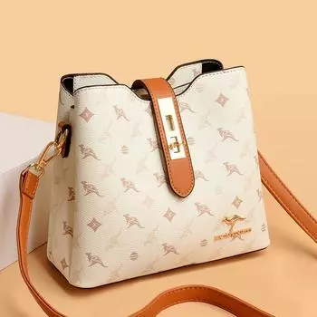 Женская сумка через плечо женская модная сумка-ведро с принтом женская сумка через плечо