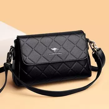 Женская сумка через плечо женская модная тисненая маленькая квадратная сумка для мамы бордовый