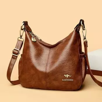 Женская сумка через плечо женская сумка через плечо женская сумка для мам среднего возраста винтажная женская сумка чёрный