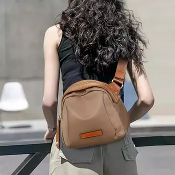 Женская сумка через плечо Женская сумка Холщовая сумка Поясная сумка Модная нишевая сумка Весна и лето Маленькая сумка для отдыха Нагрудная сумка Сумки