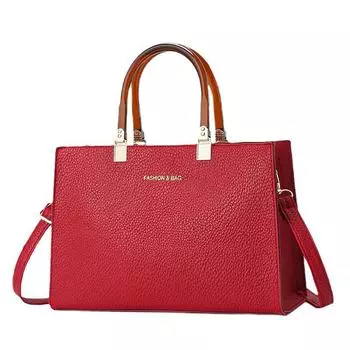 Женская сумка через плечо, женская сумка из искусственной кожи, женская сумка большой емкости, сумка через плечо жёлтый