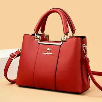 Женская сумка через плечо женская сумка женская ретро женская красный