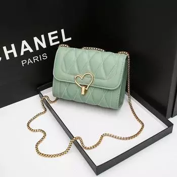 Женская сумка через плечо, женская Высококачественная и элегантная квадратная сумка с плиссированной цепочкой, женская новая модная сумка через плечо