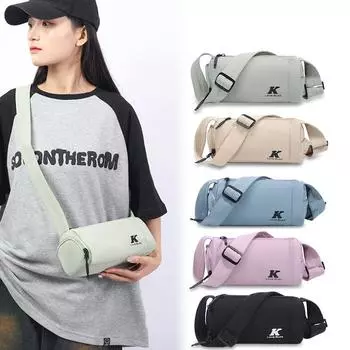 Женская сумка-цилиндр, сумка через плечо, большая вместимость, сумка через плечо розовый