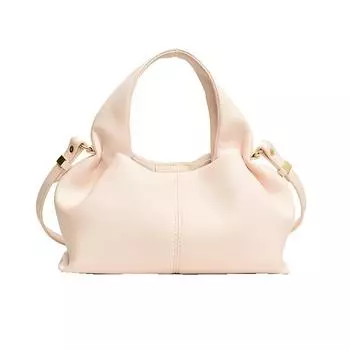 Женская сумка Cloud Dumpling Bag 2024, новая популярная портативная сумка для ланч-бокса, французская текстурированная сумка через плечо для женщин чёрный