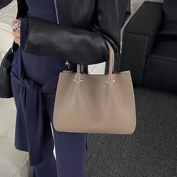 Женская сумка Commuter из натуральной кожи, универсальная сумка через плечо, сумка через плечо Fashion Department, большая вместительная сумка чёрный