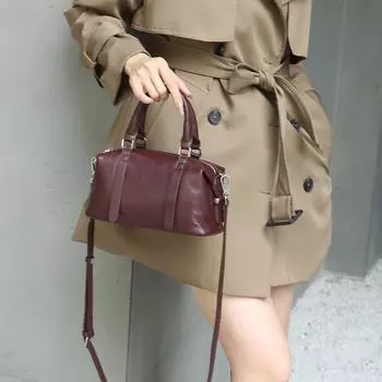 Женская сумка Commuter из натуральной кожи - сумка через плечо из коровьей кожи растительного дубления в стиле ретро