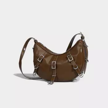 Женская сумка Crescent от Design с ремешком через плечо, современный стиль, универсальная, большая вместимость