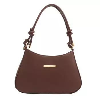 Женская сумка цвета конфет, модная сумка через плечо, сумка через плечо в иностранном стиле, сумка через плечо High Sense Niche, сумка через плечо Tide коричневый