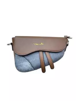 Женская сумка Desinvolte, седельная сумка, одноместная сумка через плечо, модная сумка для поездок на работу покинуть белый