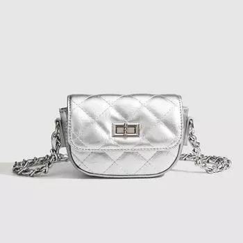 Женская сумка Diamond, стиль маленького аромата, модная и универсальная цепочка, сумка через плечо Niche, черный мини-кошелек для монет, для женщин