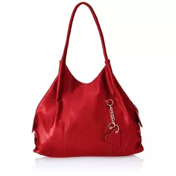 Женская сумка Diva из искусственной кожи (большой) 17 x 12 x 6 in красный
