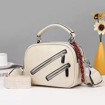 Женская сумка для мам среднего возраста, большая вместимость, модная сумка на одно плечо, повседневная женская сумка через плечо чёрный