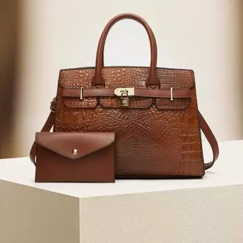 Женская сумка для мамы, модная сумка из трех частей, сумка через плечо, диагональная сумка 32cm*11cm*24cm красный