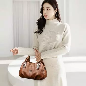 Женская сумка для матери в новом стиле для людей среднего и пожилого возраста во внешней торговле, модная сумка через плечо на одно плечо, европейская и американская
