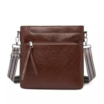 Женская сумка для мобильного телефона из мягкой кожи, на плечо, кроссбоди, вертикальный кошелек для монет, маленькая сумка кофейный