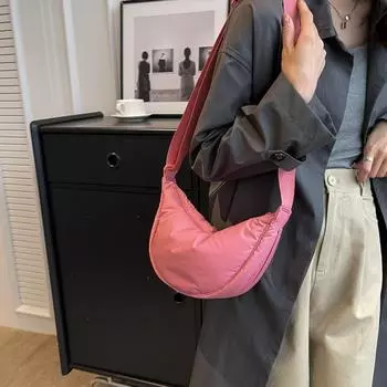 Женская сумка для пельменей, однотонная сумка через плечо, маленькая сумка через плечо бежевый