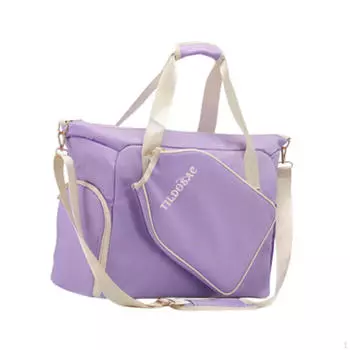 Женская сумка для пиклбола, ракетка, съемный регулируемый плечевой ремень, стильная спортивная