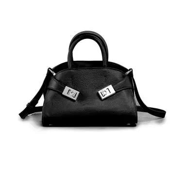 Женская сумка для поездок на работу из коровьей кожи первого слоя, простая вместительная сумка через плечо, переносная женская сумка