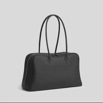 Женская сумка для поездок на работу Victoria: Сумка через плечо большой вместимости из кожи Togo, сумка для деловых поездок на короткие расстояния, сумка-тоут из коровьей кожи. 40*13*23cm