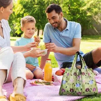 Женская сумка для покупок, очень большая, складная, прочная, водонепроницаемая, пригодная для машинной стирки, многоразовая сумка для продуктов