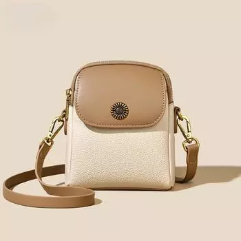 Женская сумка Fansiman, мини-сумка для телефона, универсальная сумка на одно плечо, женская усовершенствованная и изысканная сумка через плечо, женское издание