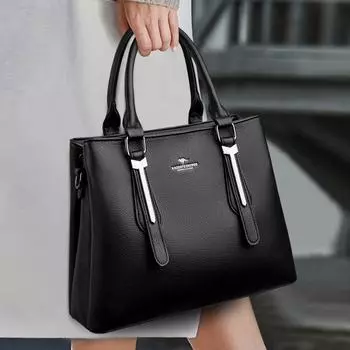 Женская сумка Fashion Atmosphere Mother Bag Crossbody Bag Женская сумка через плечо Женская сумка через плечо чёрный