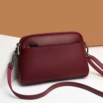 Женская сумка городская простая модная ПУ сумка через плечо портативная маленькая квадратная сумка чёрный