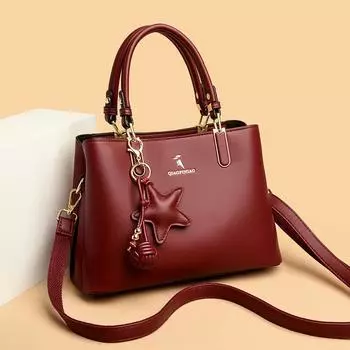 Женская сумка Городская простая женская сумка через плечо Сумка-мессенджер для мамы серый