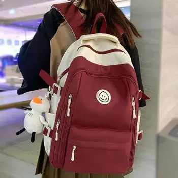 Женская сумка и рюкзак, модная женская милая женская дорожная подростковая студенческая сумка для колледжа, модная женская нейлоновая сумка для ноутбука Kawaii для отдыха, студенческая книжная сумка One Size чёрный