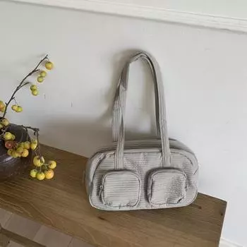 Женская сумка из цельного нейлона для офиса, простая сумка на плечо, кошельки