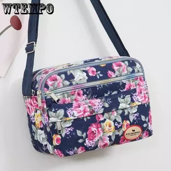 Женская сумка из холста, модная тканевая сумка, модная, косая, крестообразная, повседневная, с несколькими отделениями, женская сумка на плечо зелёный