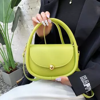 Женская сумка из искусственной кожи, однотонная сумка-седло, сумка через плечо, женская сумка-мессенджер, кошелек Sac A Main Femme China чёрный