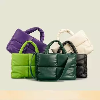 Женская сумка из искусственной кожи с подкладкой, мягкая, плетеная, повседневная, белая, женская сумка через плечо с подкладкой из хлопка