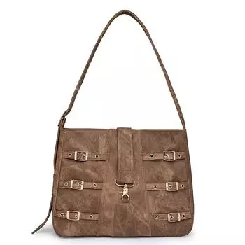 Женская сумка из искусственной кожи с застежкой-молнией, внутреннее отделение из ниточки, сумка-тоут с магнитной пряжкой чёрный