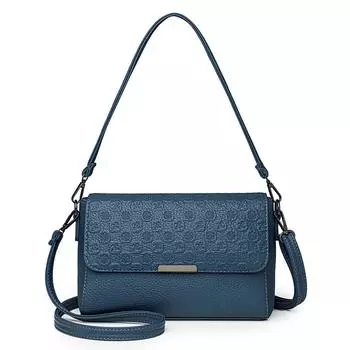 Женская сумка из искусственной кожи, сумка для матери среднего возраста, сумка через плечо, сумка через плечо чёрный