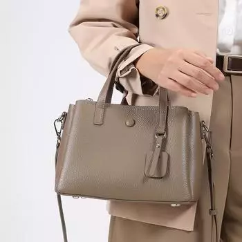 Женская сумка из коровьей кожи, большая вместимость, сумка на одно плечо, женская сумка Senior Sense Niche Crossbody