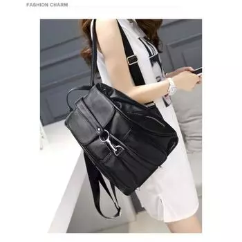 Женская сумка из коровьей кожи, повседневный рюкзак, модный рюкзак из мягкой кожи, большая женская сумка из натуральной кожи бордовый