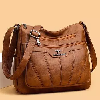 Женская сумка из мягкой кожи, брендовая дизайнерская женская сумка, кошельки, 2023, роскошная женская сумка через плечо, большая вместительная сумка через плечо, сумка