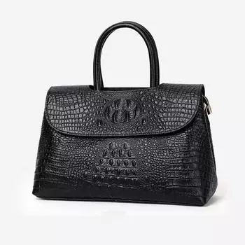 Женская сумка из натуральной кожи, большая вместимость, сумки через плечо, роскошный дизайнер