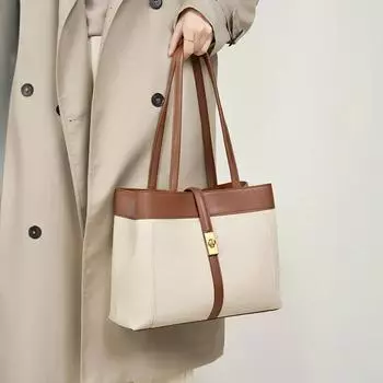 Женская сумка из натуральной кожи большой емкости, дизайнерская роскошная сумка через плечо, модный тренд