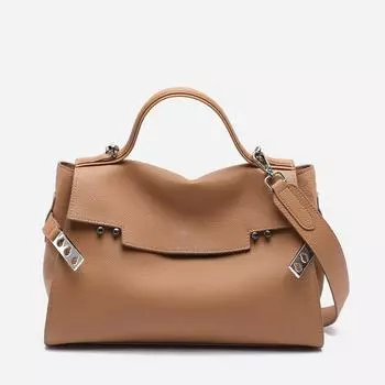 Женская сумка из натуральной кожи, большая вместимость, через плечо, дизайнерские роскошные новые модные сумки, трендовая сумка 33.5x22x9.5cm чёрный