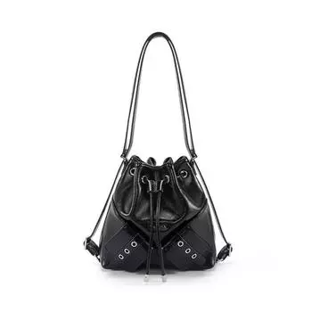 Женская сумка из натуральной кожи, большая вместимость, сумка-ведро из коровьей кожи